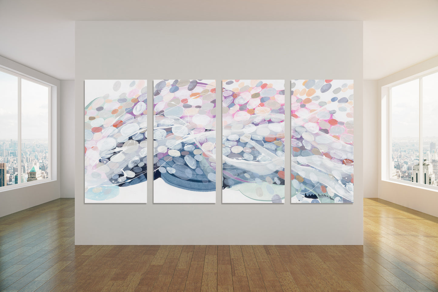 She Lifts Me Up (quadriptych)