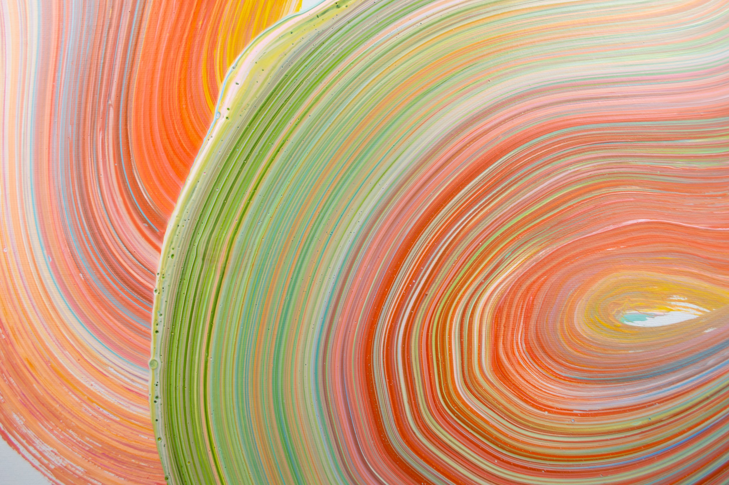 Complementary Color Abstract Paintings
