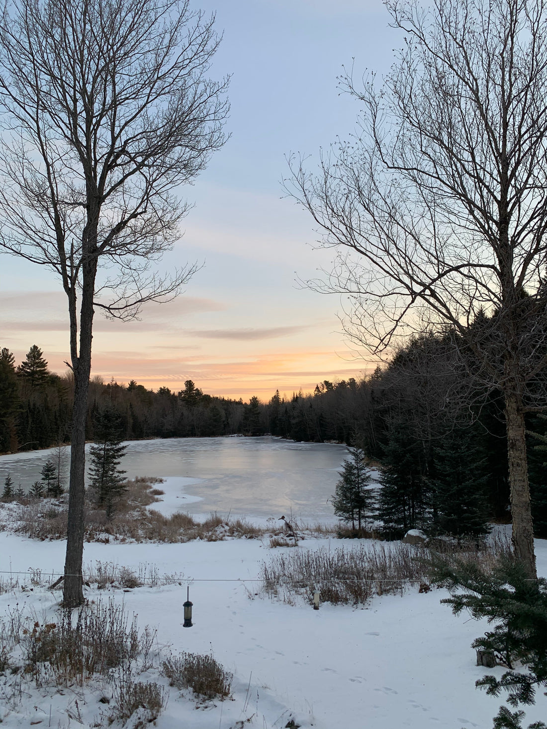 Abstract artist Claire Desjardins shares how she finds beauty in the dark, grey season of winter in her home country of Canada.