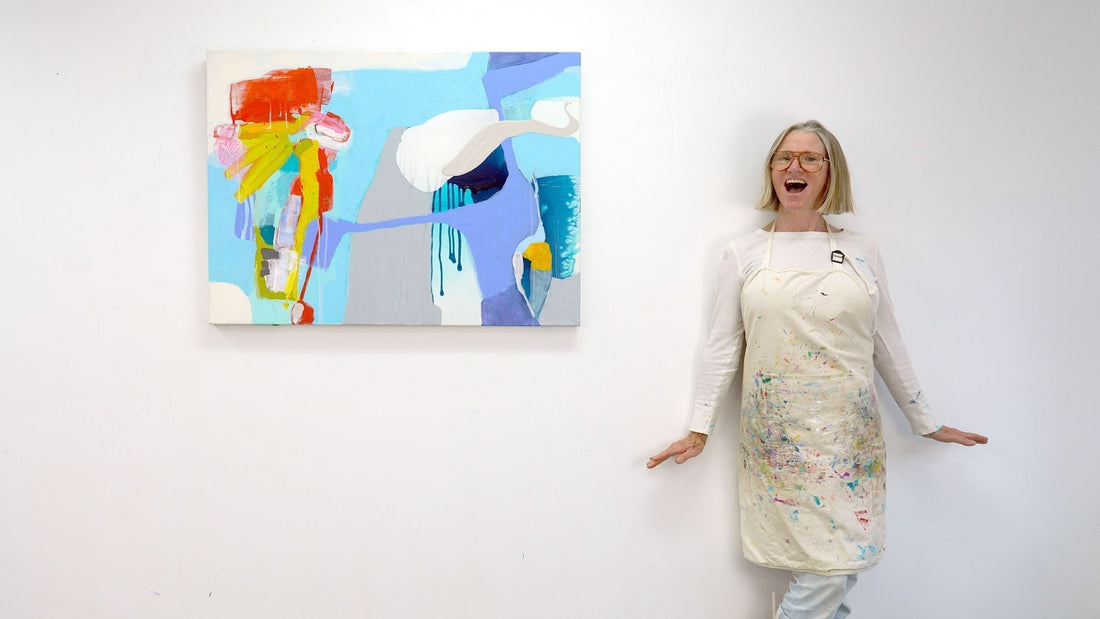 Abstract artist Claire Desjardins shares how she begins a new painting.