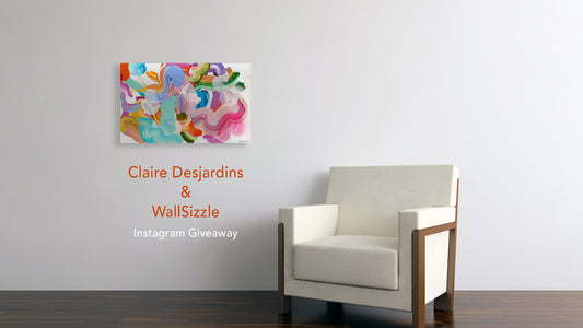 ChromaLuxe print by Claire Desjardins via WallSizzle.