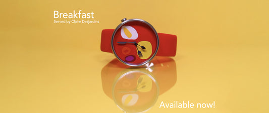 Breakfast: new wristwatch design!