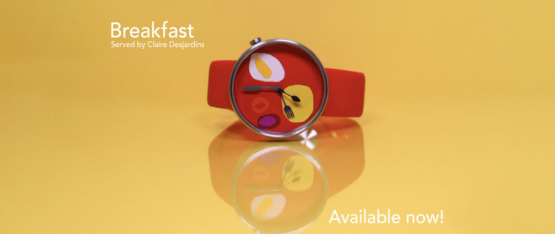 Breakfast: new wristwatch design!