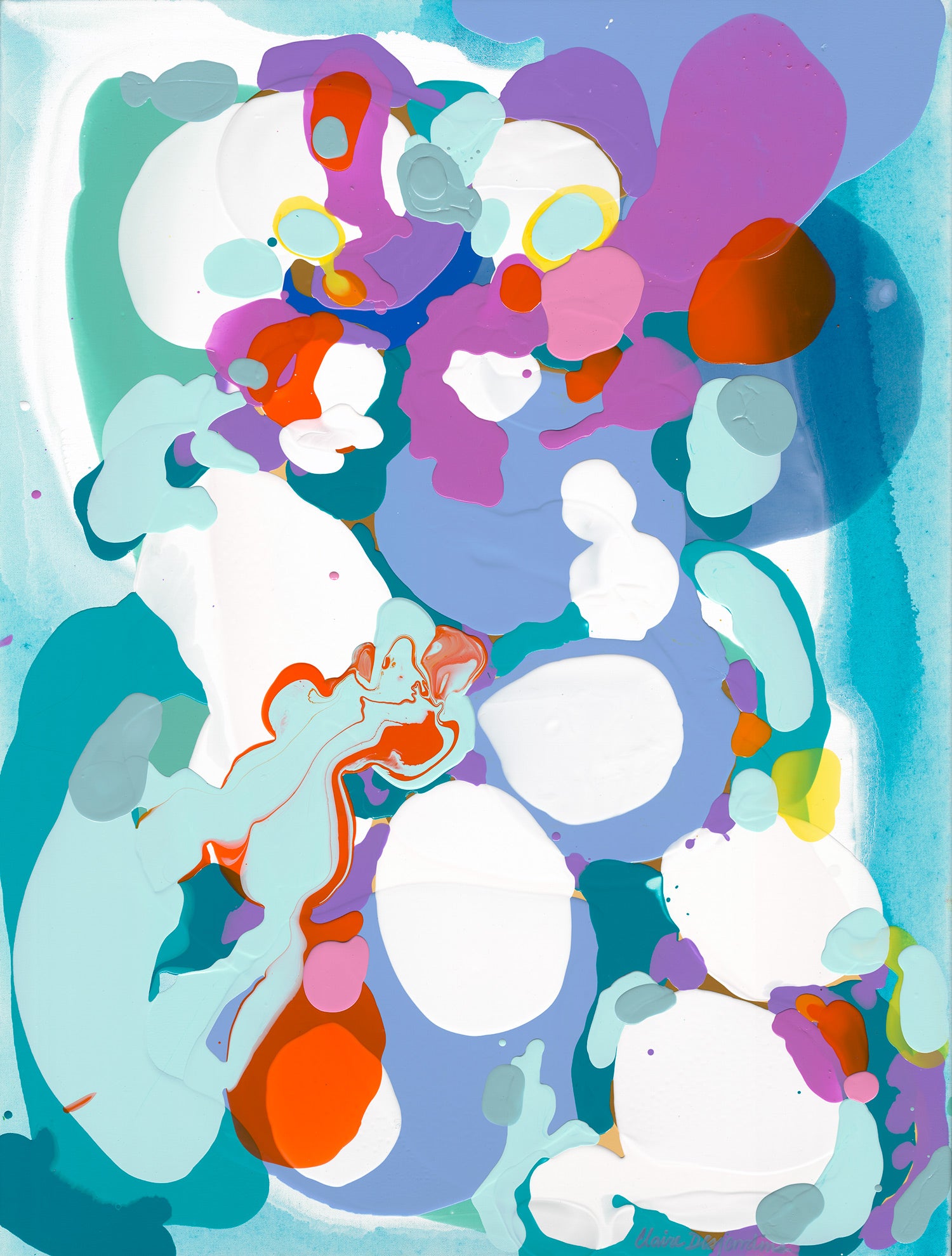 Original painting collections - abstract artist Claire Desjardins