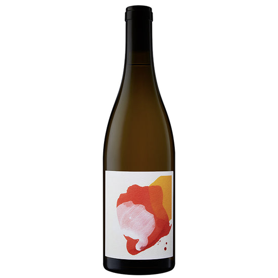 Claire Desjardins abstract art on Jolie-Laide wine labels.