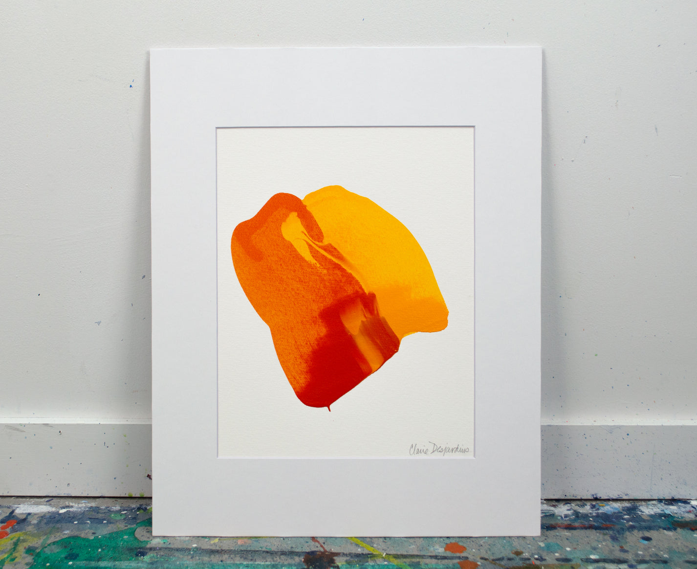 The Space in Between 67 by abstract painter, Claire Desjardins